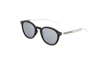 Image of Earth Wood Sabal Polarized Sunglass, Ebony/Silver, One Size, ESG044ES