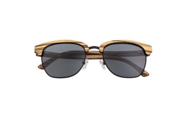 Image of Earth Sassel Polarized Sunglasses - Unisex, Zebrawood/Black, One Size, ESG045ZB