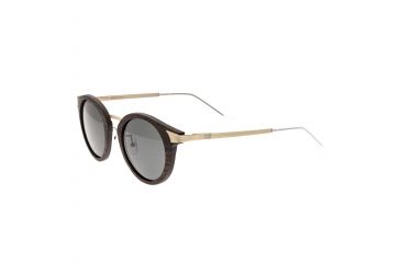 Image of Earth Zale Polarized Sunglasses, Ebony/Black, ESG026BK