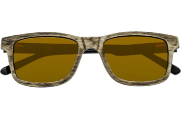 Image of Earth Wood Tide Polarized Sunglass, Brown/Gold-Yellow, One Size, ESG009GD
