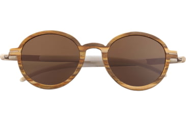 Image of Earth Wood Toco Sunglasses, Apple Wood Frame, Brown Lens, Polarized, One Size, ESG051AG