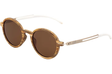 Image of Earth Wood Toco Sunglasses, Apple Wood Frame, Brown Lens, Polarized, One Size, ESG051AG