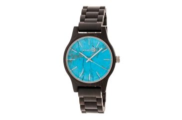 Image of Earth Wood Tuckahoe Marble-Dial Bracelet Watch, Multicolor/Black ETHEW4805