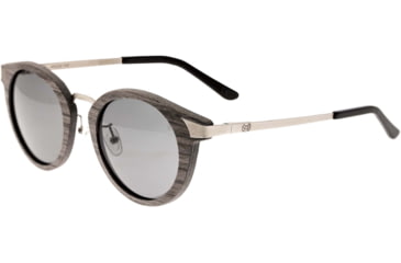 Image of Earth Wood Zale Polarized Sunglass, Grey/Grey, One Size, ESG026GY