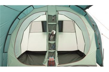 Image of Easy Camp 4-Person Galaxy 400 Tunnel Tent, 2 Rooms, Light/Dark Blue, 5709388076533