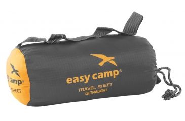 Image of Easy Camp Ultralight Sleeping Bag Liner / Travel sheet, Gray 340696