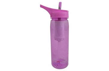 Image of Aqua Vessel Ultra Lite Tritan Filtration Bottle - 25 oz 750ml-Peony