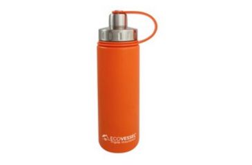 Image of Eco Vessel Boulder Insulated Water Bottle, 20 Oz, Orange, BLD600OB