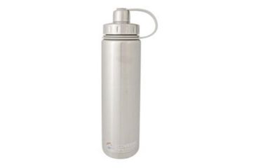 Image of Eco Vessel Boulder Insulated Water Bottle, 24 Oz, Silver, BLD700SE