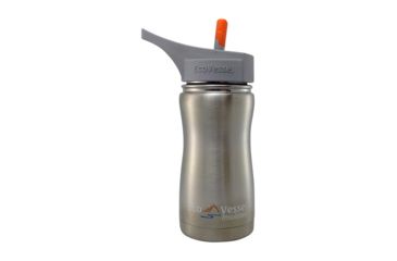 Image of Eco Vessel Frost Stainless Steel Insulated Bottle - Kids-Silver-13 oz