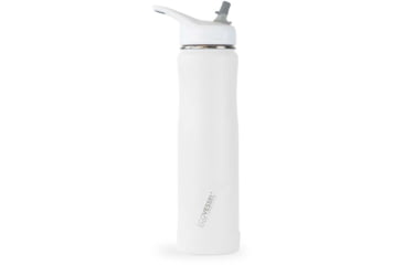 Image of Eco Vessel Summit TriMax Insulated Water Bottle, 24oz, Whiteout, SUMT24WO
