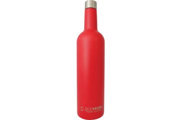 Image of Eco Vessel Vine Insulated Wine 25oz Slver WIN750SE