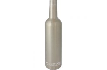 Image of Eco Vessel Vine Insulated Wine 25oz Slver WIN750SE