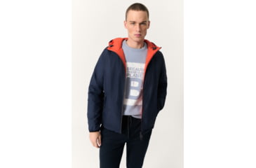 Image of Ecoalf Eukalf Reversible Vest - Mens, Deep Navy/Bright Orange, S, GAJKEUKAR4070MS22-161-208-S