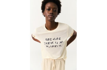 Image of Ecoalf Minalf T-Shirt - Womens, Cream, M, GATSMINTS1270WS22-015-M