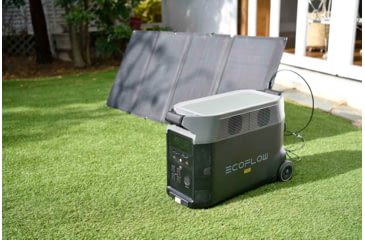 Image of EcoFlow DELTA Pro Portable Power Station w/One 400W Solar Panel, Black, DELTAPro-400W-US