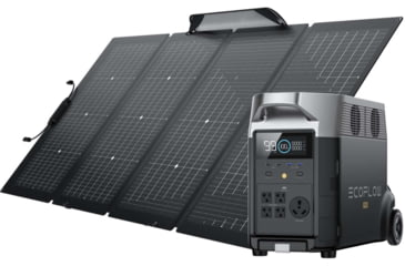 Image of EcoFlow DELTA Pro w/ 1 Solar Panel, 220W, Black, TMR500-MS430-US