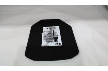 Image of EDEMO AR500 Armor Level III+ 10x12 ASC Flat Body Armor Plate, Build-Up PAXCON Coating, Black, 9156, EDEMO1