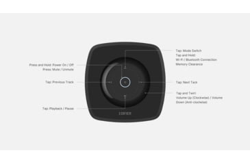 Image of Edifier MS50A Tabletop Wi-Fi Speaker, Brown, 4005251