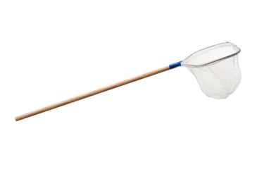 Image of EGO 6 Ft Wood Crab Net, White/Blue, 61260