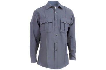 Image of Elbeco TexTrop2 Long Sleeve Polyester Shirt - Men's, French Blue, 15 in, 33 in, Z319N+15-33