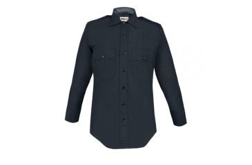 Image of Mens, Dark Navy, LAPD 100% Wool Long Sleeve Shirts, Heavy Weight