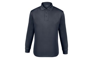 Image of Elbeco Womens Long Sleeve Ladies Cut Ufx Tactical Polo Shirt, Black - K5181LC-2XL