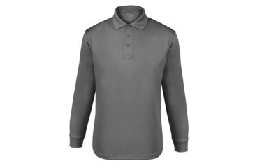 Image of Elbeco Womens Long Sleeve Ladies Cut Ufx Tactical Polo Shirt, Gray - K5188LC-L
