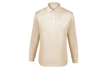 Image of Elbeco Womens Long Sleeve Ladies Cut Ufx Tactical Polo Shirt, Tan - K5182LC-XL