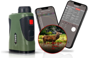 Image of Element Optics Helix 1500 6x22mm Ballistic Rangefinder, OD Green, 50085