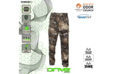 Image of Element Outdoors Drive Series Light Weight Pants - Mens, EXCAPE, X-LARGE, DS-LP-XL-EX