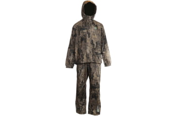 Image of Element Outdoors Tempest Series Packable Rain Set - Mens, TIMBER, 4X-Large, TS-PRS-4XL-TM