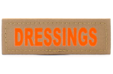 Image of Eleven 10 1x3 Med Name Tape Patch, Orange - E10-7003-DRESSINGS-CYT/ORG