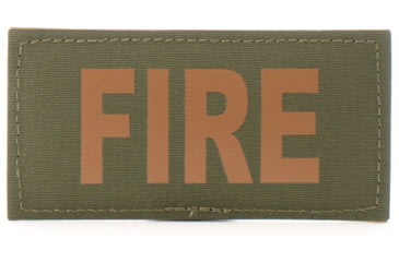 Image of Eleven 10 2x4 Med Id Patch, Brown - E10-7001-FIRE-RGR/BRN