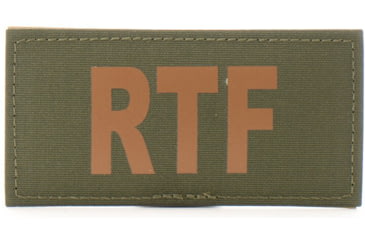 Image of Eleven 10 2x4 Med Id Patch, Brown - E10-7001-RTF-RGR/BRN
