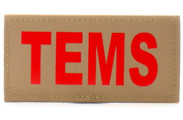 Image of Eleven 10 2x4 Med Id Patch, Red - E10-7001-TEMS-CYT/RED