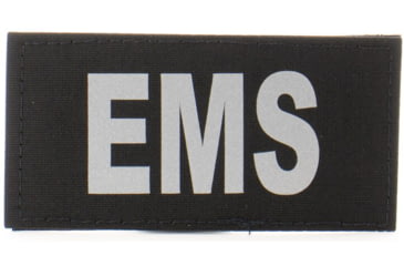 Image of Eleven 10 2x4 Med Id Patch, Silver Reflective - E10-7001-EMS-BLK/REF