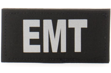 Image of Eleven 10 2x4 Med Id Patch, Silver Reflective - E10-7001-EMT-BLK/REF