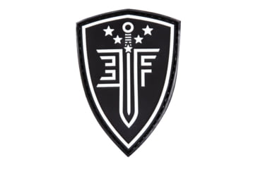 Image of Elite Force PVC Shield Patch, Black, 2211157