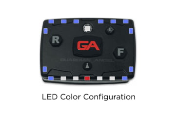 Image of Elite Series White/Red 4 LED Work Light, Blue/Blue, GA-ELT-BB-DVOR