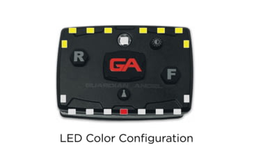 Image of Elite Series White/Red LED Work Light, White/Yellow, GA-ELT-WY-DVOR