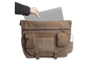 Image of Elite Survival Systems Elite Tactical Messenger Bag - In Use ETMB-T