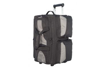 Image of Elite Survival Systems Range Roller, Rolling Range Bag, Black/Gray - 21x13x11in 9010-B