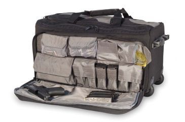 Image of Elite Survival Systems Range Roller, Rolling Range Bag, Black/Gray - 21x13x11in 9010-B