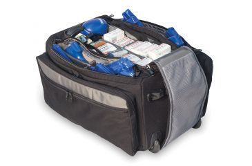 Image of Elite Survival Systems Range Roller, Rolling Range Bag, Black/Gray - 21x13x11in 9010-B