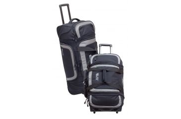Image of Elite Survival Systems Travel Prone Check-Mate Rolling Gear Bag, Black/Gray 6010-B