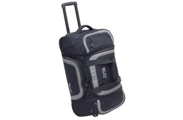 Image of Elite Survival Systems Travel Prone Check-Mate Rolling Gear Bag, Black/Gray 6010-B