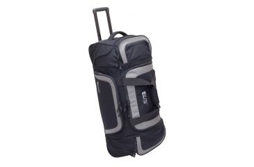 Image of Elite Survival Systems Travel Prone Check-Mate Rolling Gear Bag, Black/Gray 6010-B