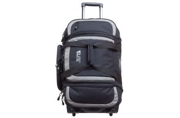 Image of Elite Survival Systems Travel Prone Check-Mate Rolling Gear Bag, Black/Gray 6010-B