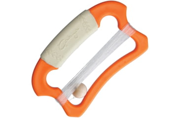 Image of EmberLit Cabuya Fishing Handline Orange, Orange polymer handle, CABUYA HANDLINE ORANGE